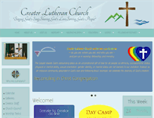 Tablet Screenshot of creatorlutheran.org