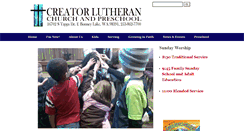 Desktop Screenshot of creatorlutheran.net
